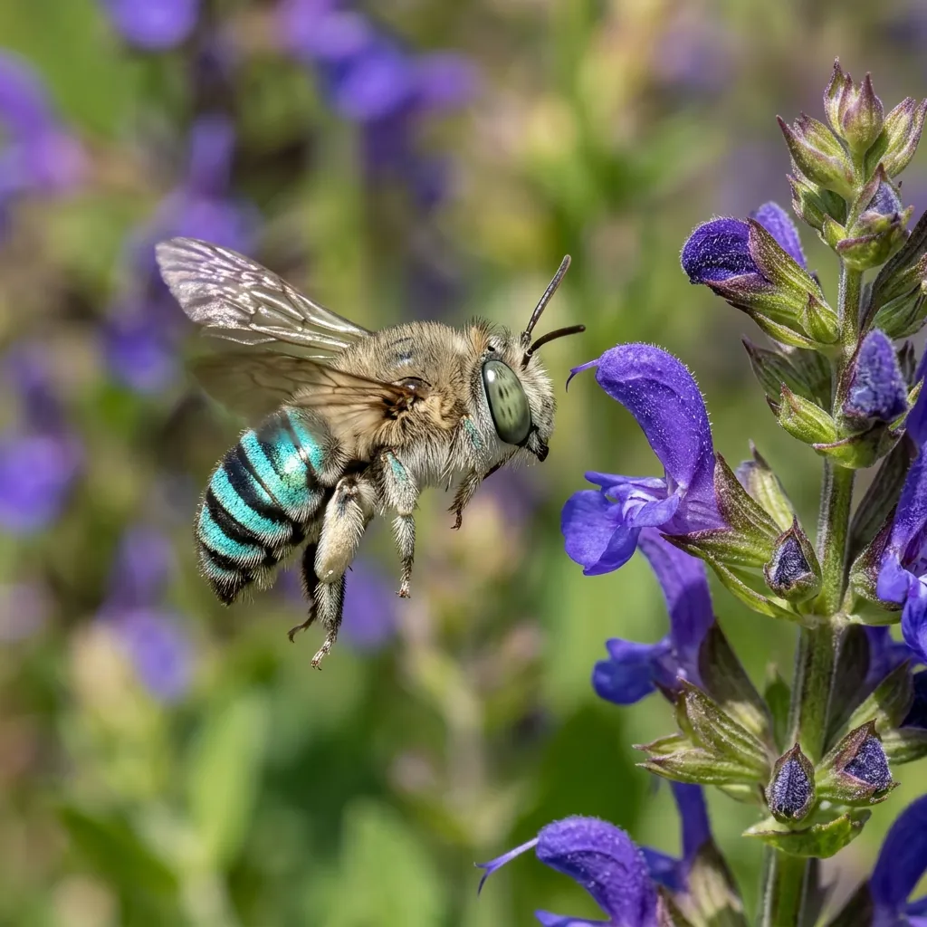 Amégille à bandes bleues